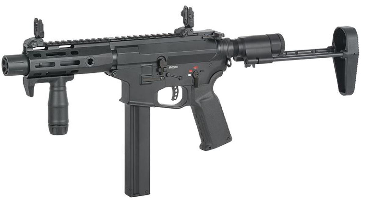 Cyma CM.106 PDW SMG Upgraded-Version Platinium Black 0,5 Joule